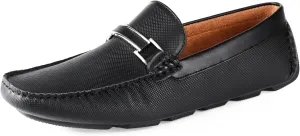 Amali Cola - Driving Moccasins for Men  Mens Slip On Loafers, Moccasins, Slip-on Dress Shoes - Driving Loafers with Matching Color Bit