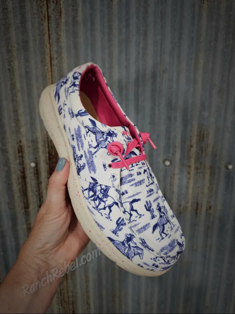 Ariat Hilo Navy Westbound #5686