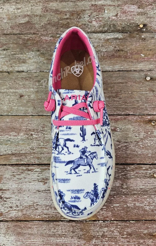 Ariat Hilo Navy Westbound #5686