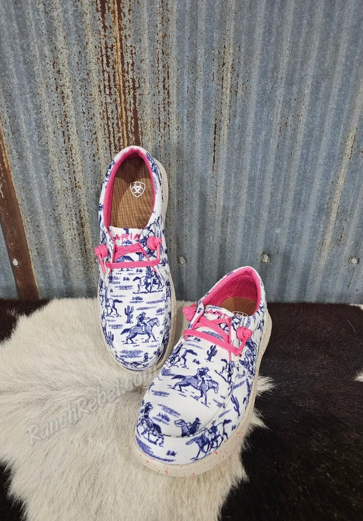 Ariat Hilo Navy Westbound #5686