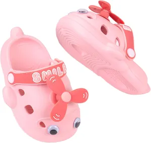 Baby Girls Boys Sandals Kid's Cute Lightweight Shoes Summer Premium Cartoon Sandals Children Caterpillar Non-Slip Beach Water Clogs Shoes Garden Slipper