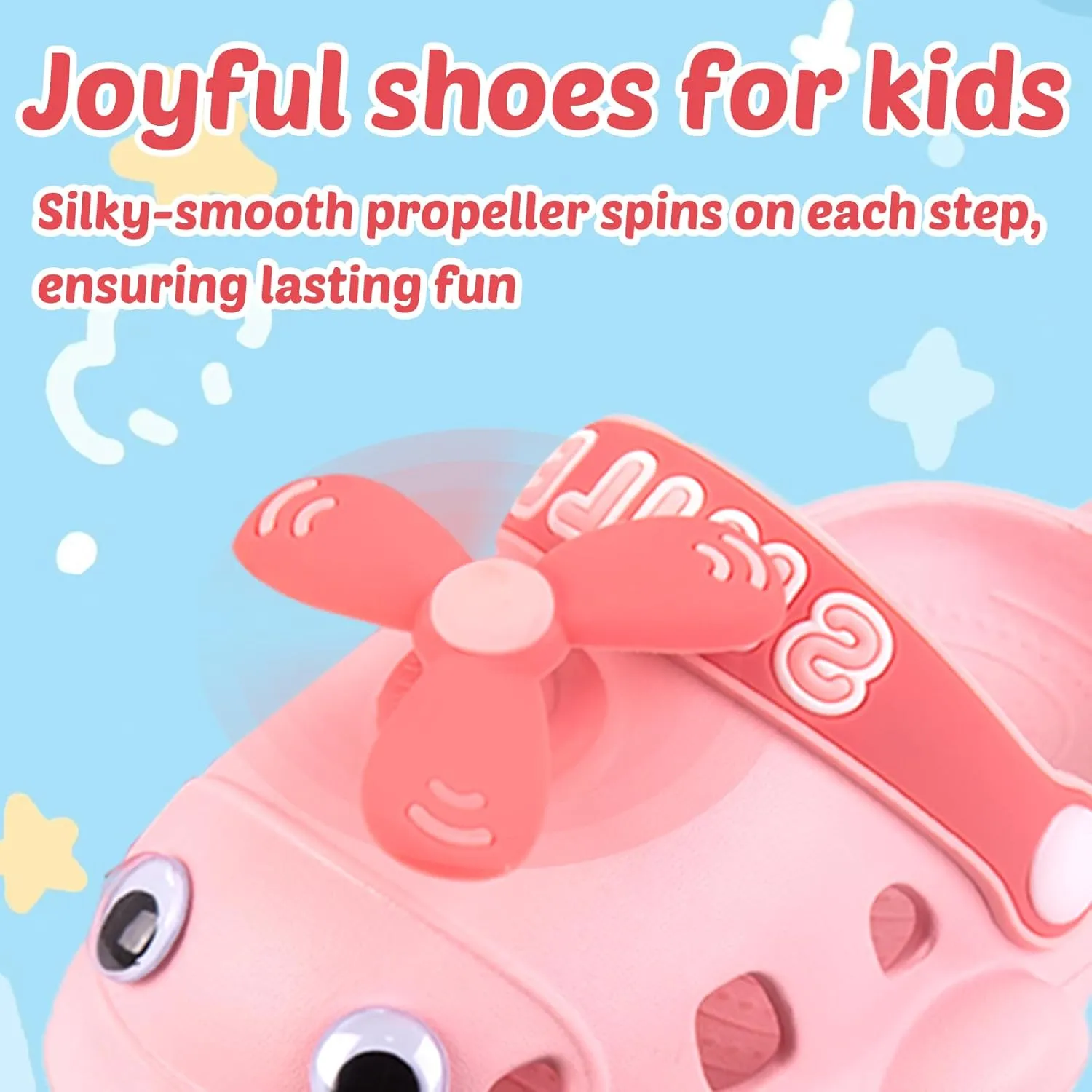 Baby Girls Boys Sandals Kid's Cute Lightweight Shoes Summer Premium Cartoon Sandals Children Caterpillar Non-Slip Beach Water Clogs Shoes Garden Slipper