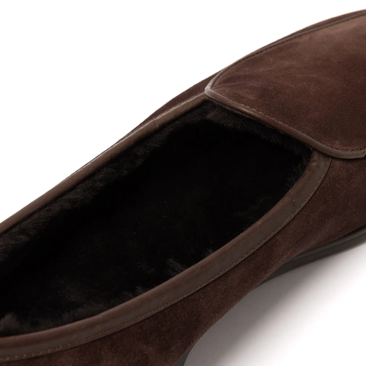 Baudoin & Lange x MJ: Stride Loafer "Shearling" made of Calf Suede - handmade