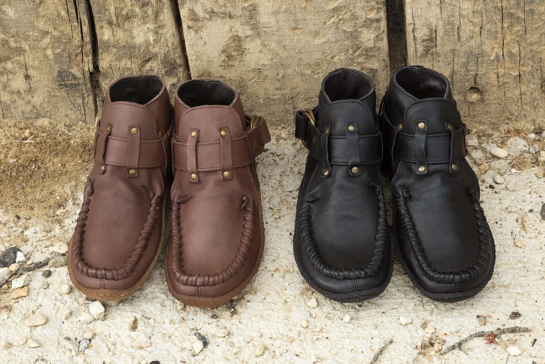 Beams Dark Brown – Opanka slip-on