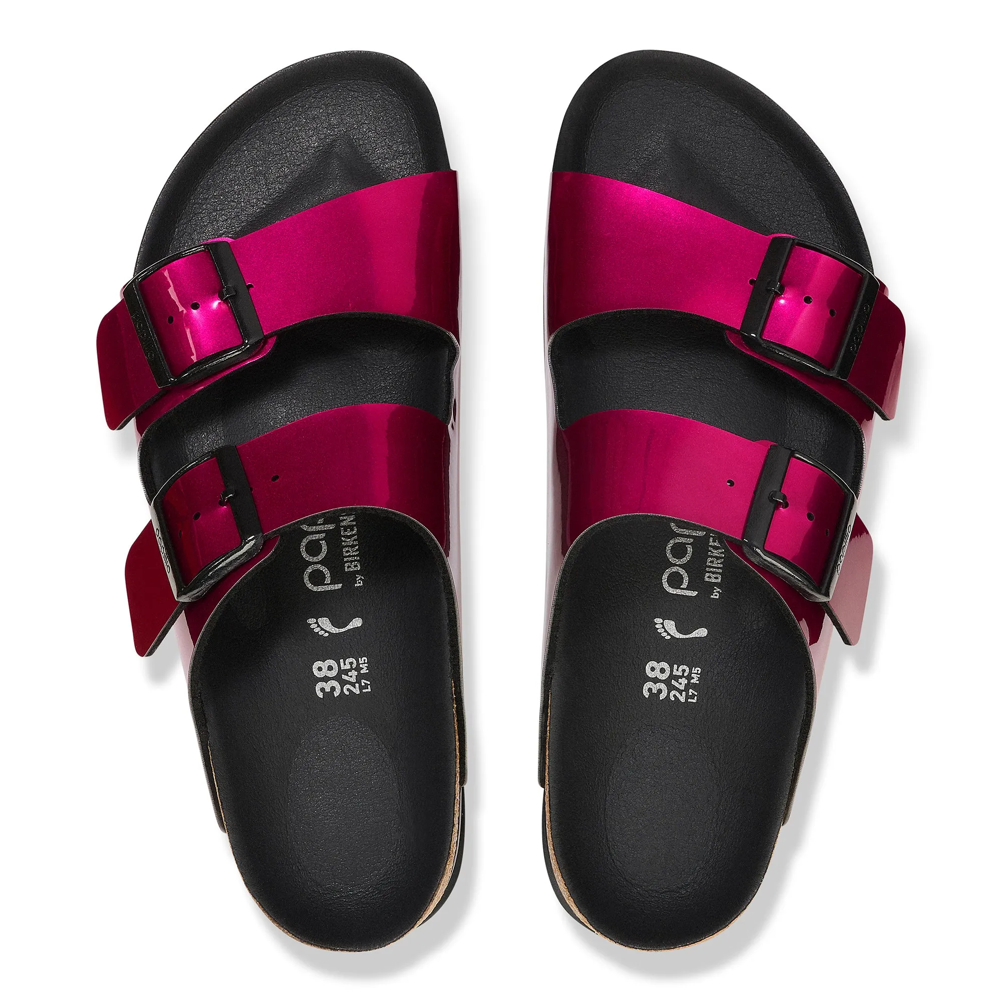 Birkenstock Papillio Arizona Flex Platform Birko-Flor Patent Women's