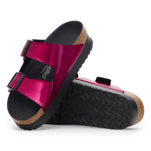 Birkenstock Papillio Arizona Flex Platform Birko-Flor Patent Women's