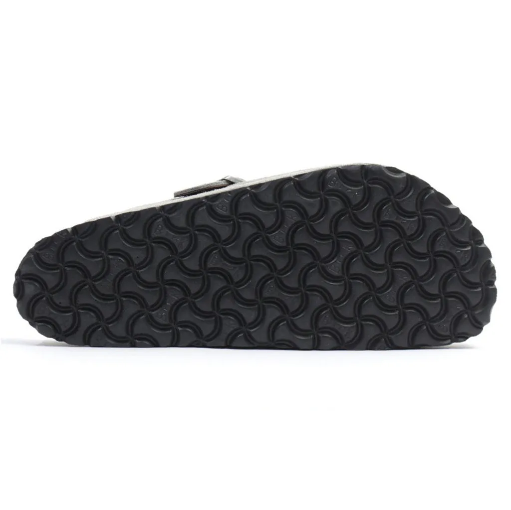 Boston Shearling Suede Leather Unisex Clogs