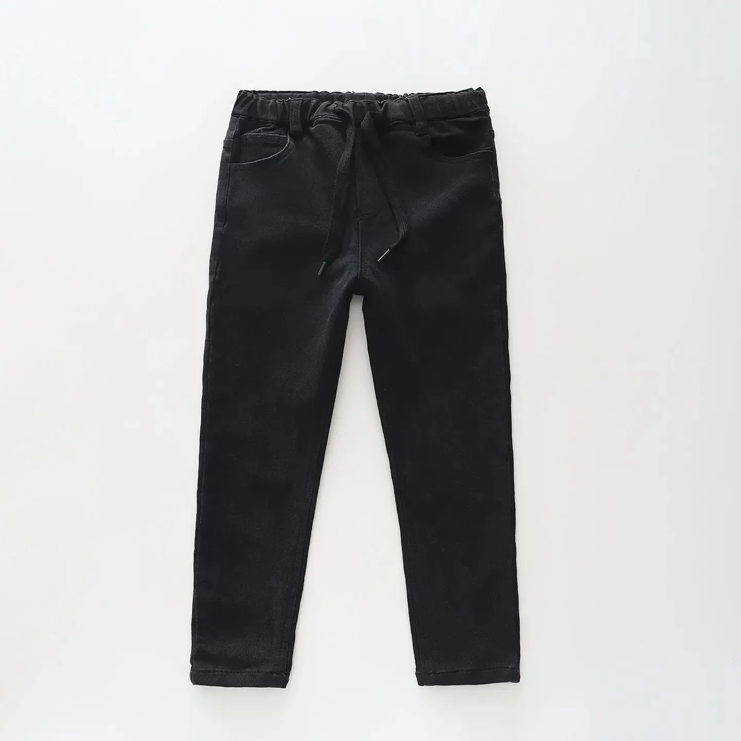 Boys Black Washed Jeans
