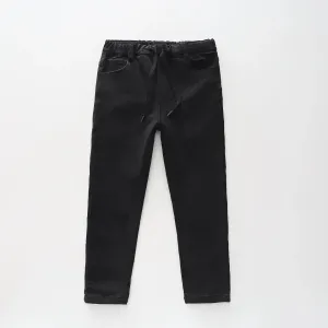 Boys Black Washed Jeans