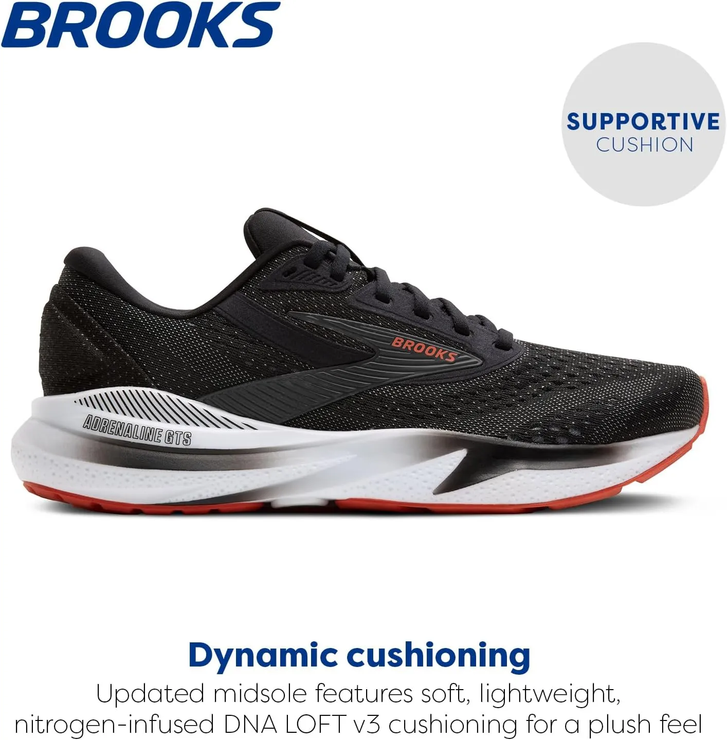 Brooks Mens Adrenaline GTS 24 Supportive Running Shoe