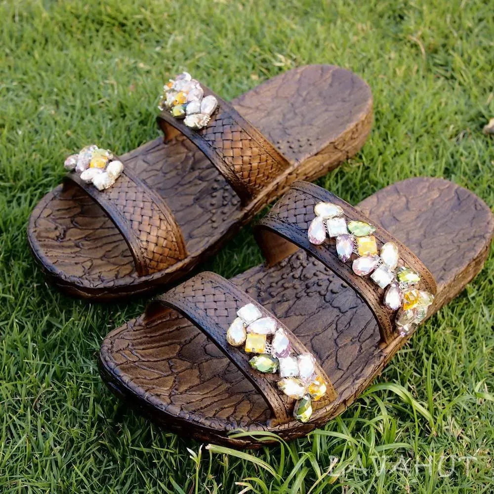 Brown Jane Dazzle Jandals® - Pali Hawaii