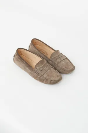 Brown Suede Loafer
