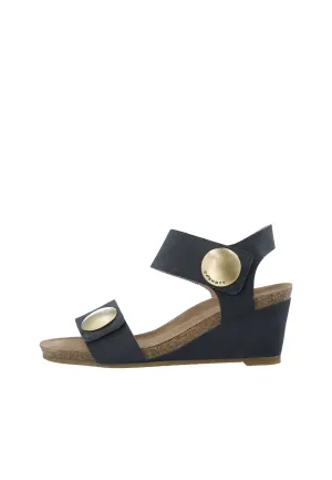 CASALBERTA Velcro Button Sandal Nubuck