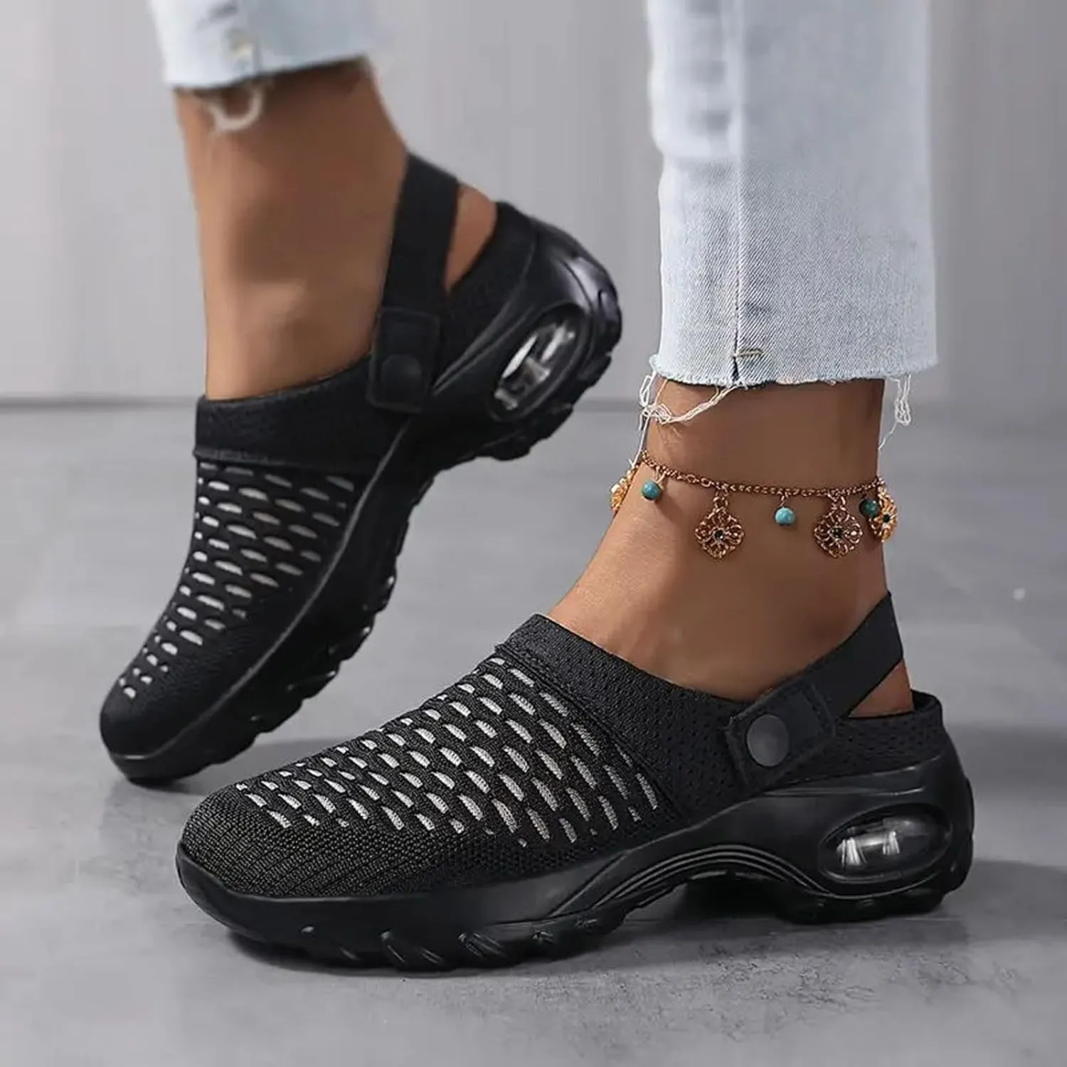 Cathalem Orthopedic Sandals for Women, Orthopedic Shoes for Women with Air Cushion Support to Reduce Back and Knee Pressure