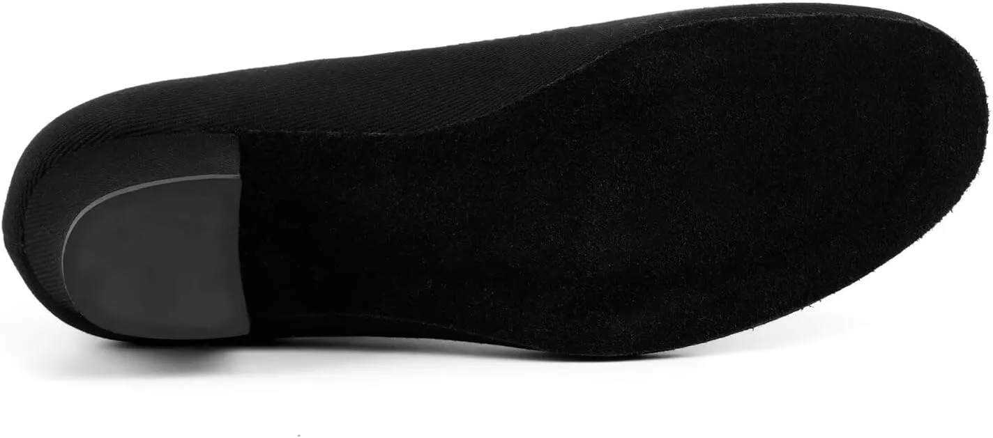 Character Dance Shoes for Women with Elastic Strap,Easy to Put On, Versatile for Various Dances, Fashionable Design - Ideal for Ballroom, Salsa, Tango, Flamenco, Latin Dancers