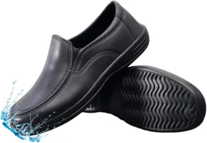 Chef Shoes for Men, Mens Waterproof Oil Resistant Non Slip Food Service Kitchen Chef Restaurant Shoes, Durable Ideal Work Breathable Kitchens Sneakers, for Garden, Nurse, Indoor, Outdoor