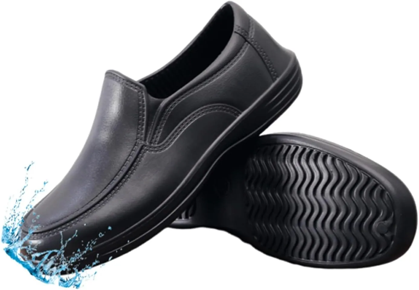Chef Shoes for Men, Mens Waterproof Oil Resistant Non Slip Food Service Kitchen Chef Restaurant Shoes, Durable Ideal Work Breathable Kitchens Sneakers, for Garden, Nurse, Indoor, Outdoor