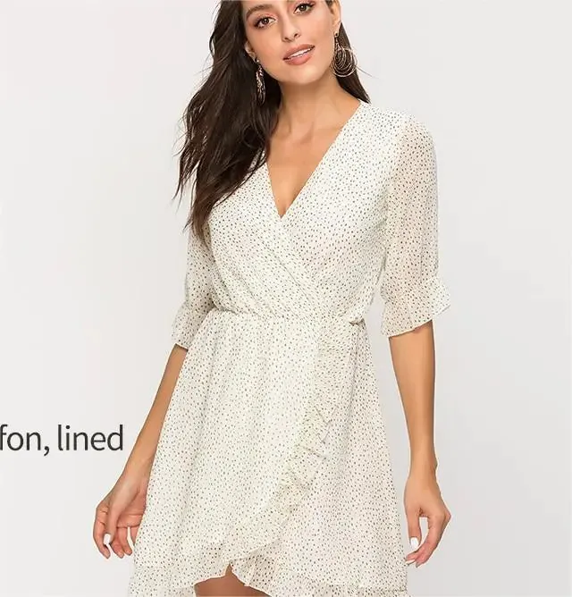Chic Polka Dot Mini Dress