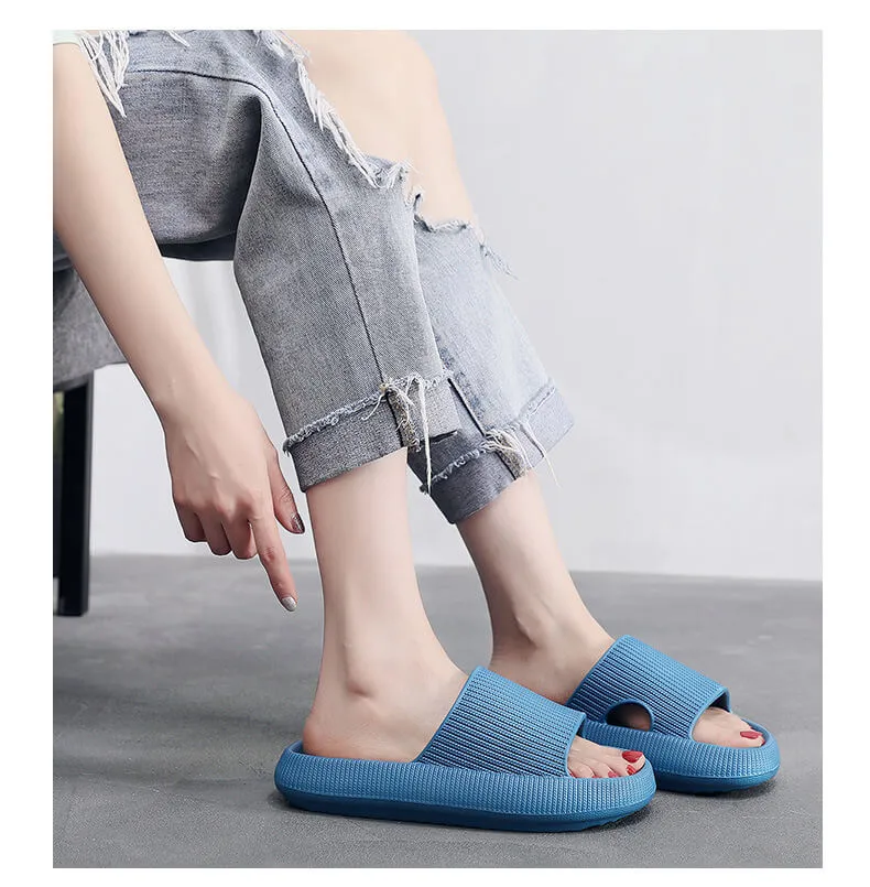Cloud Slippers for Women| Shower Slippers Bathroom Sandals | Extremely Comfy | Cushioned Thick Sole