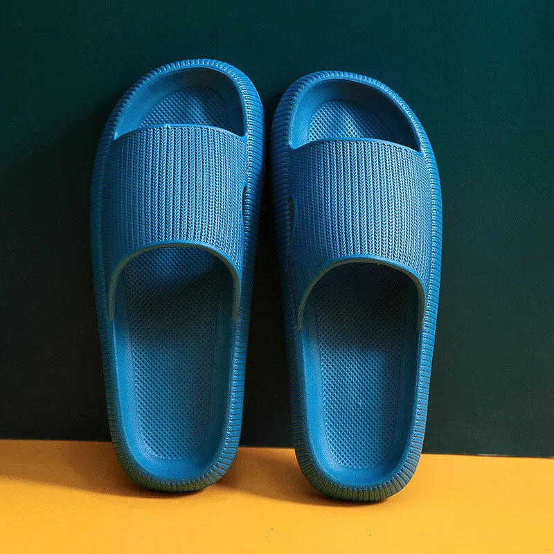 Cloud Slippers for Women| Shower Slippers Bathroom Sandals | Extremely Comfy | Cushioned Thick Sole