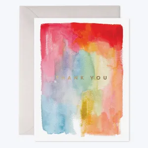 Colorful Thanks Card