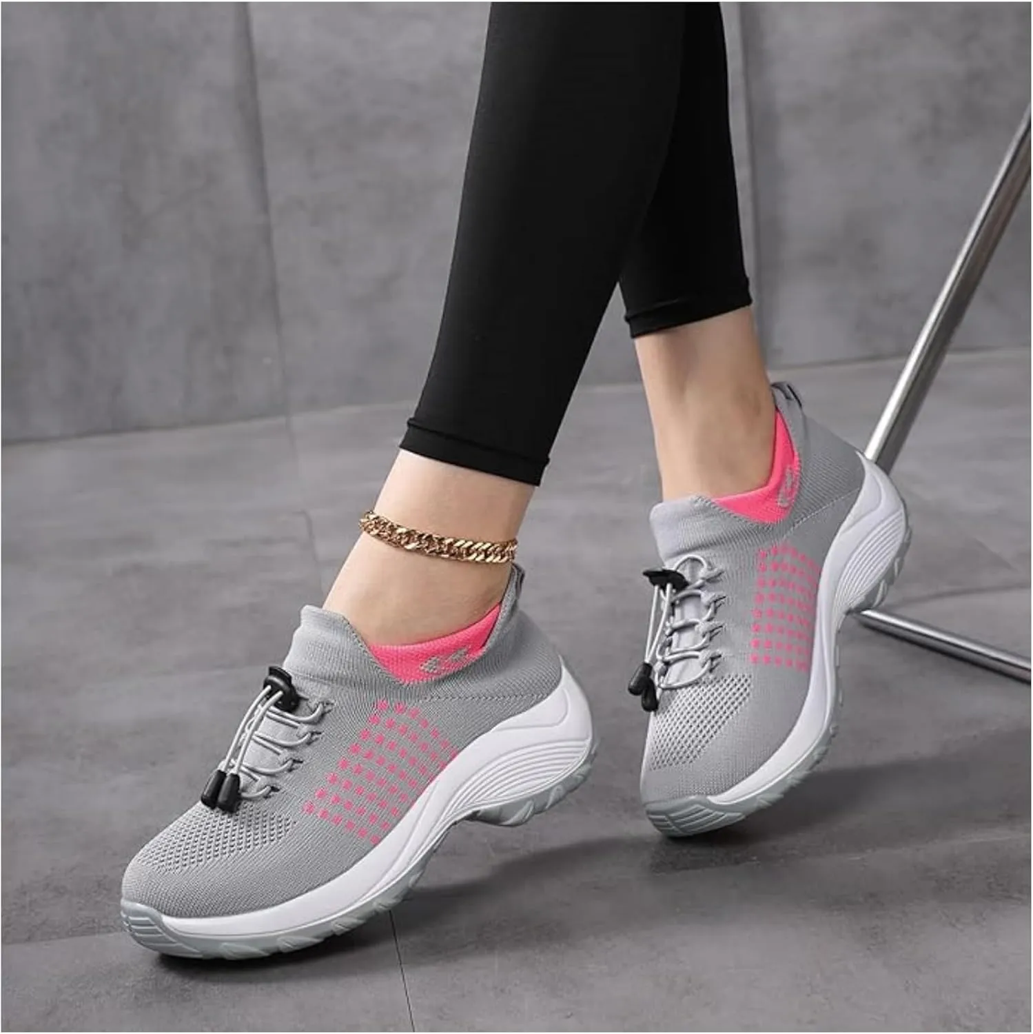 Comfort Wear Orthowear Shoes for Women Orthopedic Walking Sneakers Breathable Comfortable Wide Width Running Shoes