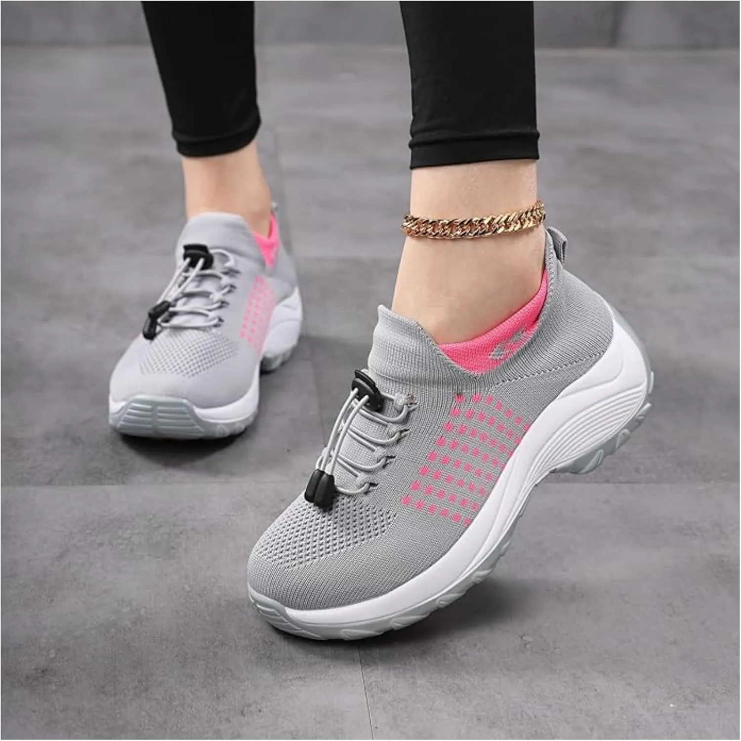 Comfort Wear Orthowear Shoes for Women Orthopedic Walking Sneakers Breathable Comfortable Wide Width Running Shoes