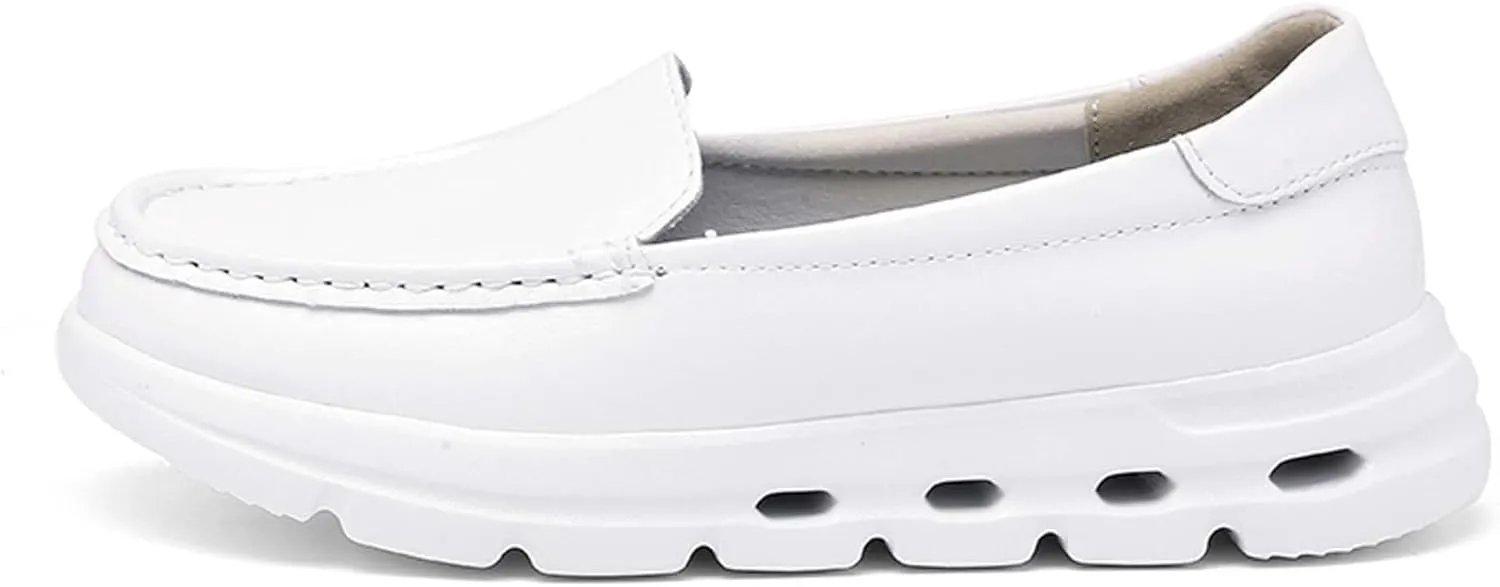 Comfortable Women's Nurses Shoes Breathable Anti-Slip Restaurant Service Shoes Soft Bottom Shock Absorption Ladies Medical Work Shoes