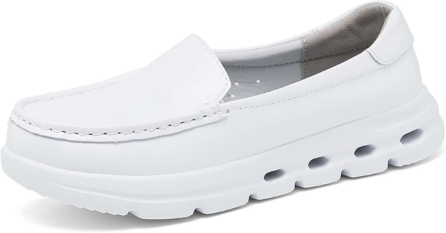 Comfortable Women's Nurses Shoes Breathable Anti-Slip Restaurant Service Shoes Soft Bottom Shock Absorption Ladies Medical Work Shoes