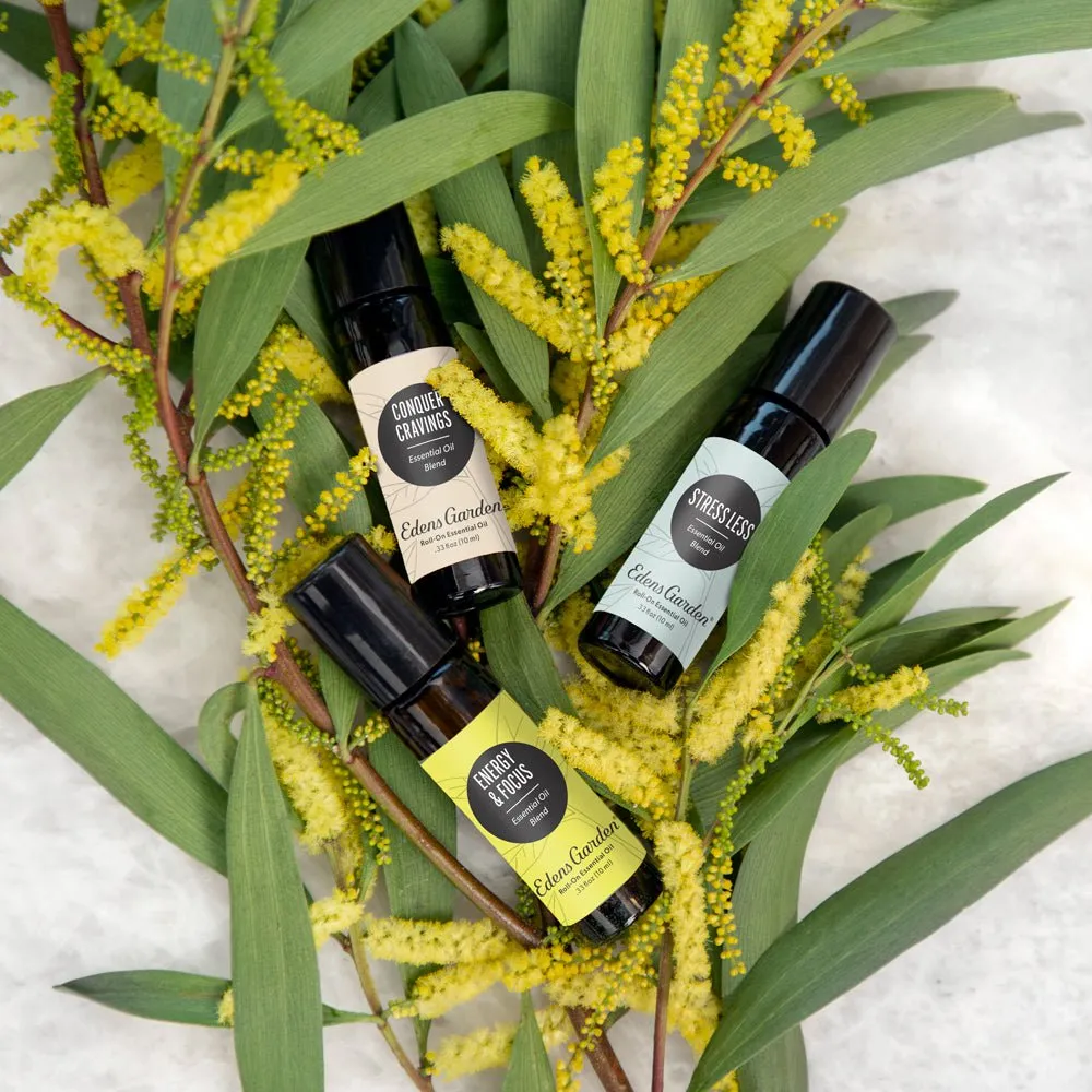 Conquer Cravings Essential Oil Roll-On - To Help Manage Hunger & Boost Metabolism