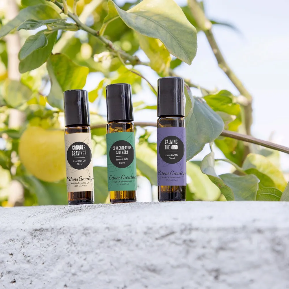 Conquer Cravings Essential Oil Roll-On - To Help Manage Hunger & Boost Metabolism