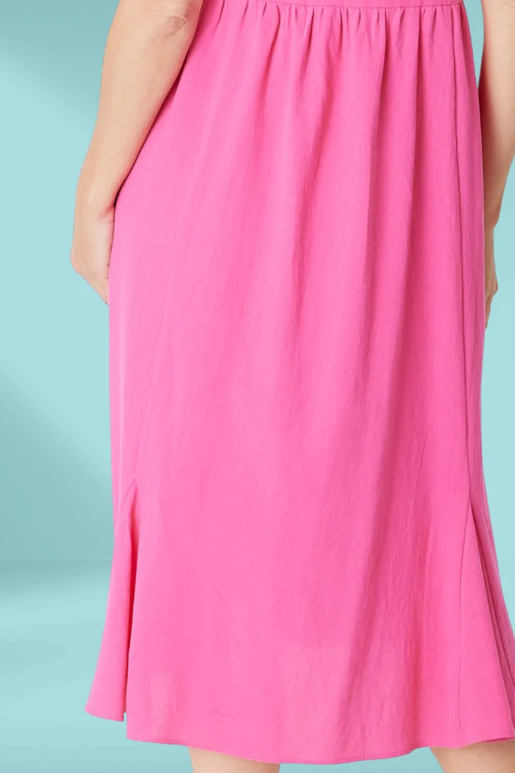 Cordelia St Pebbles Upcycle Dress Hot Pink