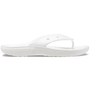 Crocs Classic Flip 207713-100 Ladies White Slip On Sandals