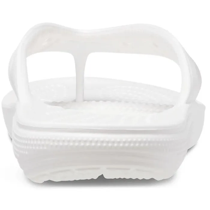 Crocs Classic Flip 207713-100 Ladies White Slip On Sandals