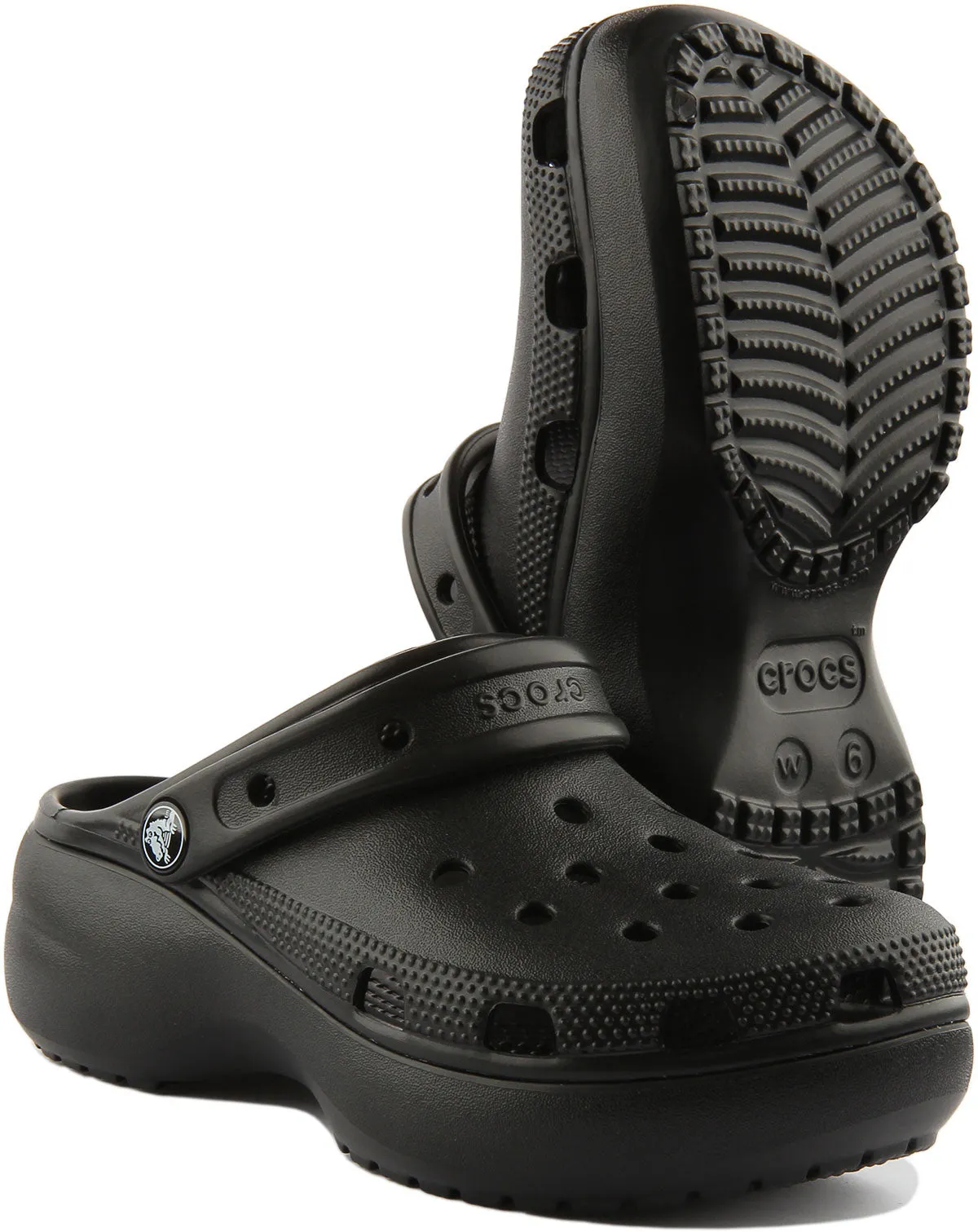 Crocs Platform Clog In Black