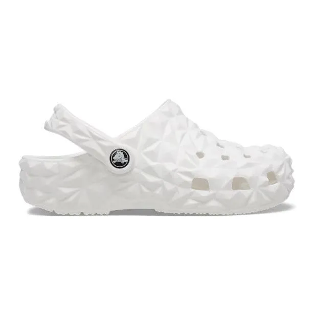 Crocs Youths Classic Geometric Clog  WHITE 209572-001