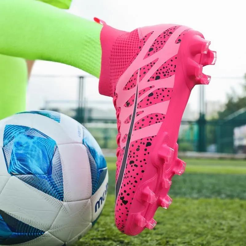 DHOVOR Men's Women's Soccer Cleats Youth Football Cleats Unisex Adult Athletics Football Trainers Football Shoes Teenagers Soccer Shoes