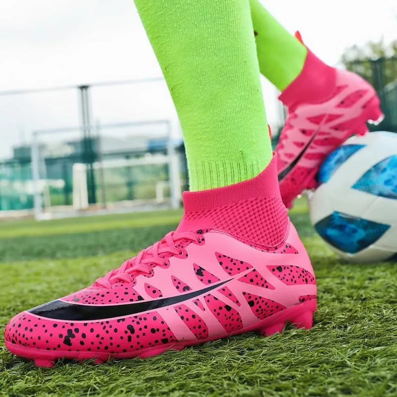 DHOVOR Men's Women's Soccer Cleats Youth Football Cleats Unisex Adult Athletics Football Trainers Football Shoes Teenagers Soccer Shoes
