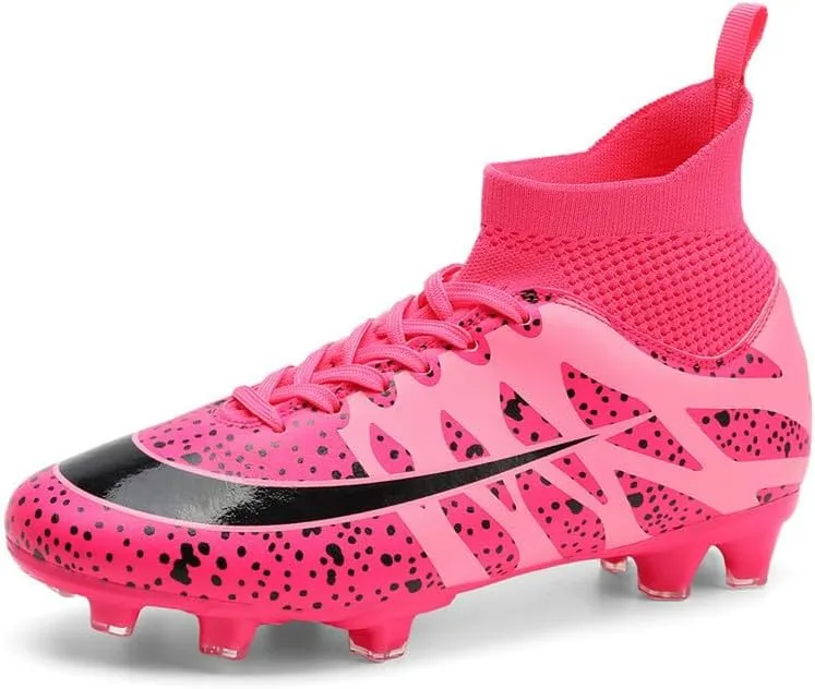 DHOVOR Men's Women's Soccer Cleats Youth Football Cleats Unisex Adult Athletics Football Trainers Football Shoes Teenagers Soccer Shoes