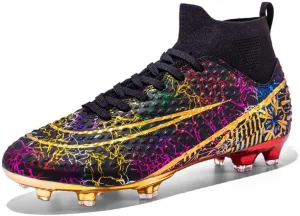 DHOVOR Men's Women's Soccer Cleats Youth Football Cleats Unisex Adult Athletics Football Trainers Football Shoes Teenagers Soccer Shoes