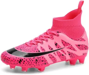 DHOVOR Men's Women's Soccer Cleats Youth Football Cleats Unisex Adult Athletics Football Trainers Football Shoes Teenagers Soccer Shoes