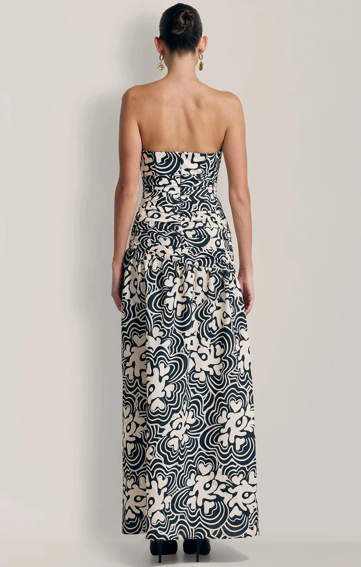 DOLCIE MAXI DRESS IN NOIR PRINT