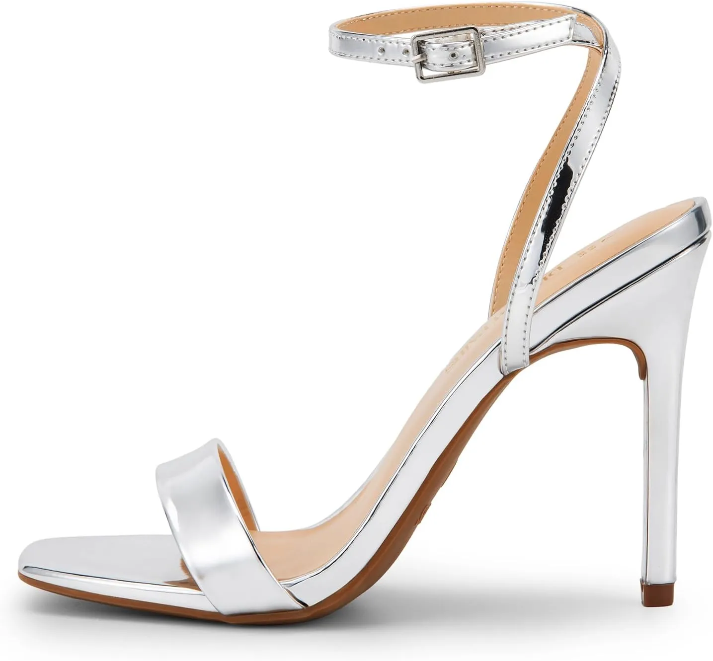 DREAM PAIRS Womens High Stilettos Open Square Toe Ankle Strap Heels Sexy Comfort Strappy Dress Shoes Wedding Bridal Pumps Sandals