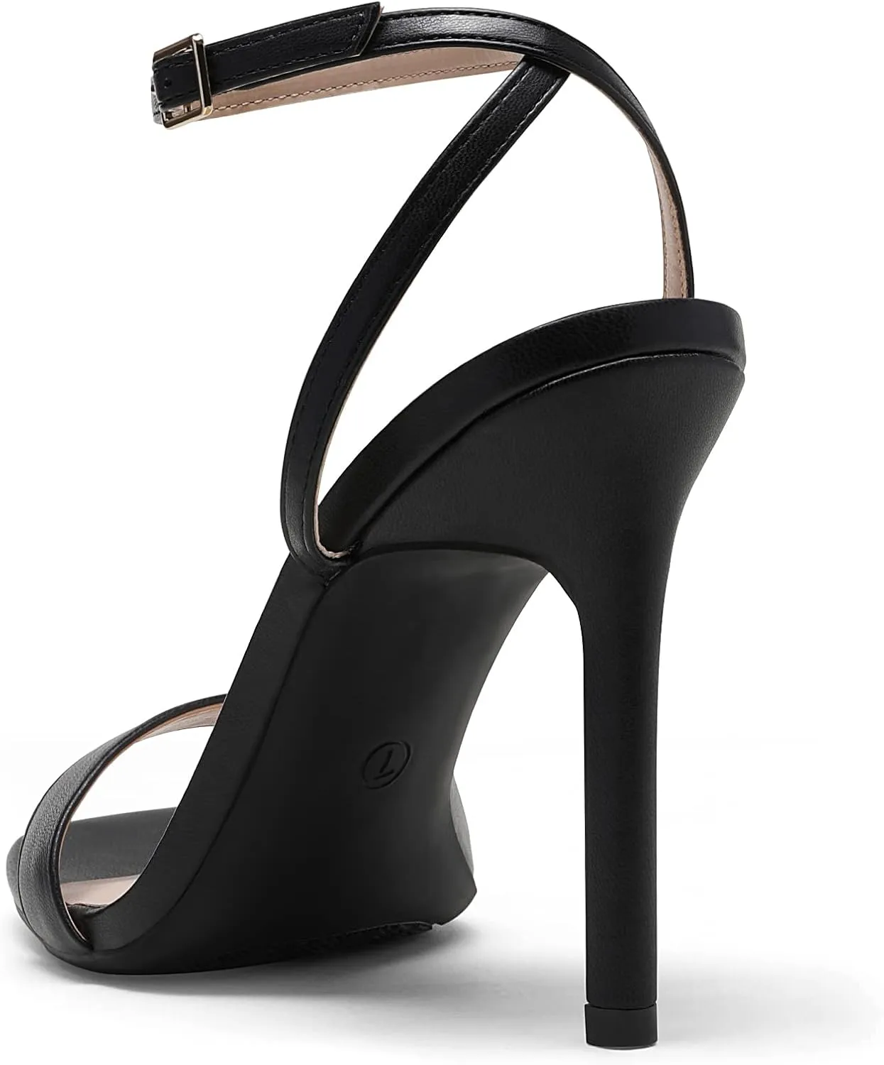 DREAM PAIRS Womens High Stilettos Open Square Toe Ankle Strap Heels Sexy Comfort Strappy Dress Shoes Wedding Bridal Pumps Sandals