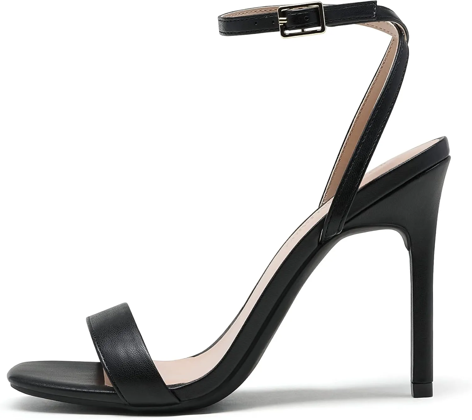 DREAM PAIRS Womens High Stilettos Open Square Toe Ankle Strap Heels Sexy Comfort Strappy Dress Shoes Wedding Bridal Pumps Sandals