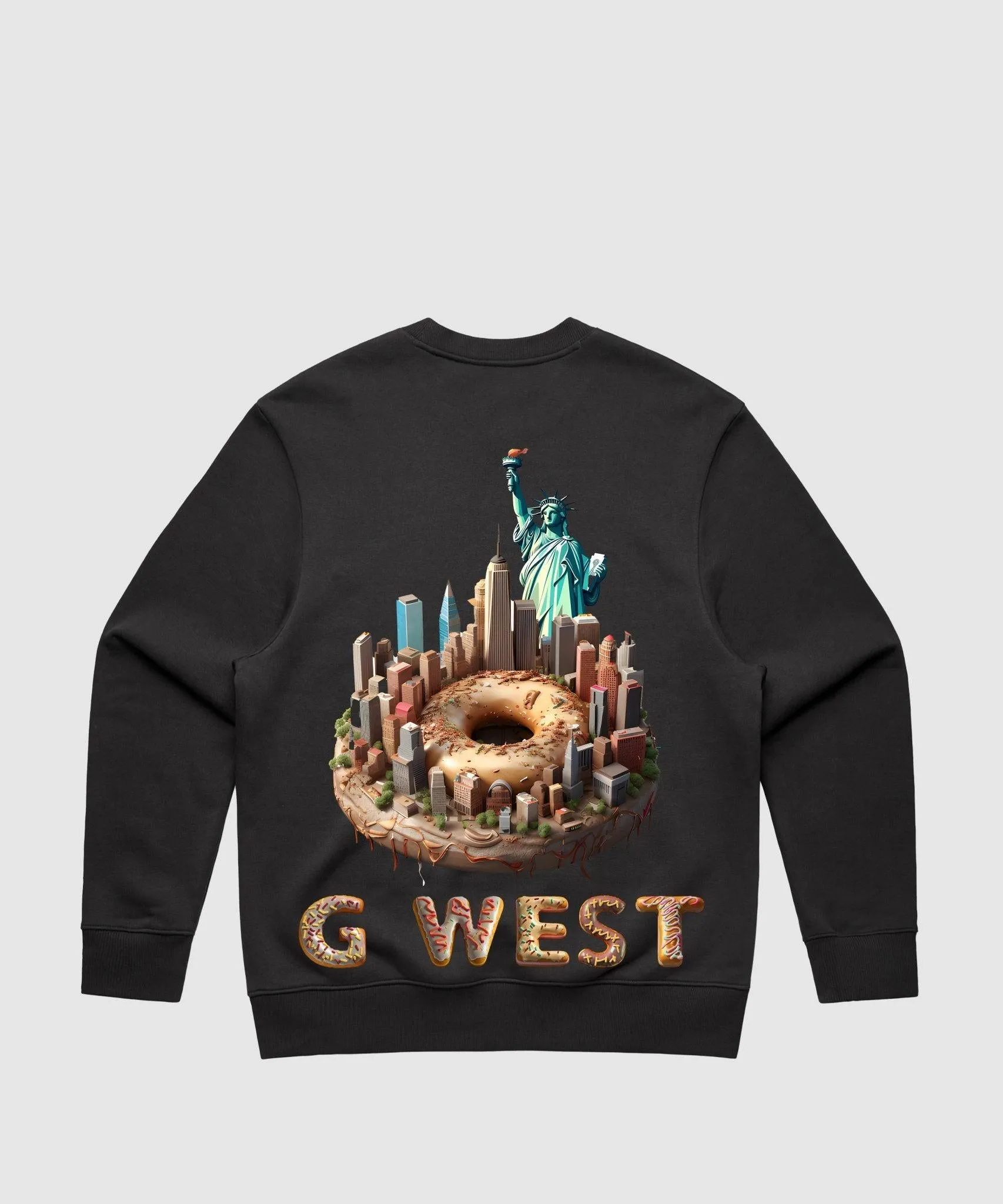 G West Nyc Donut Heavy Premium Crewneck - 6 Colors