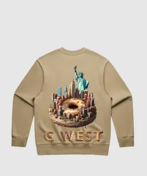 G West Nyc Donut Heavy Premium Crewneck - 6 Colors