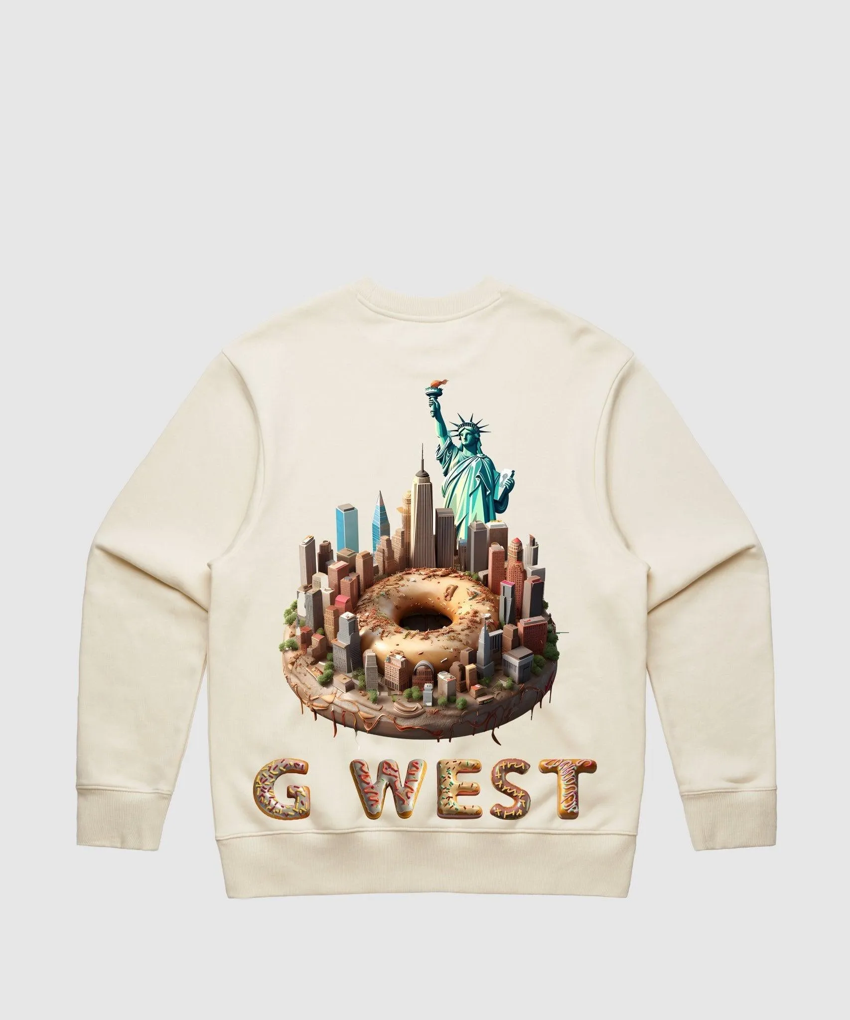 G West Nyc Donut Heavy Premium Crewneck - 6 Colors