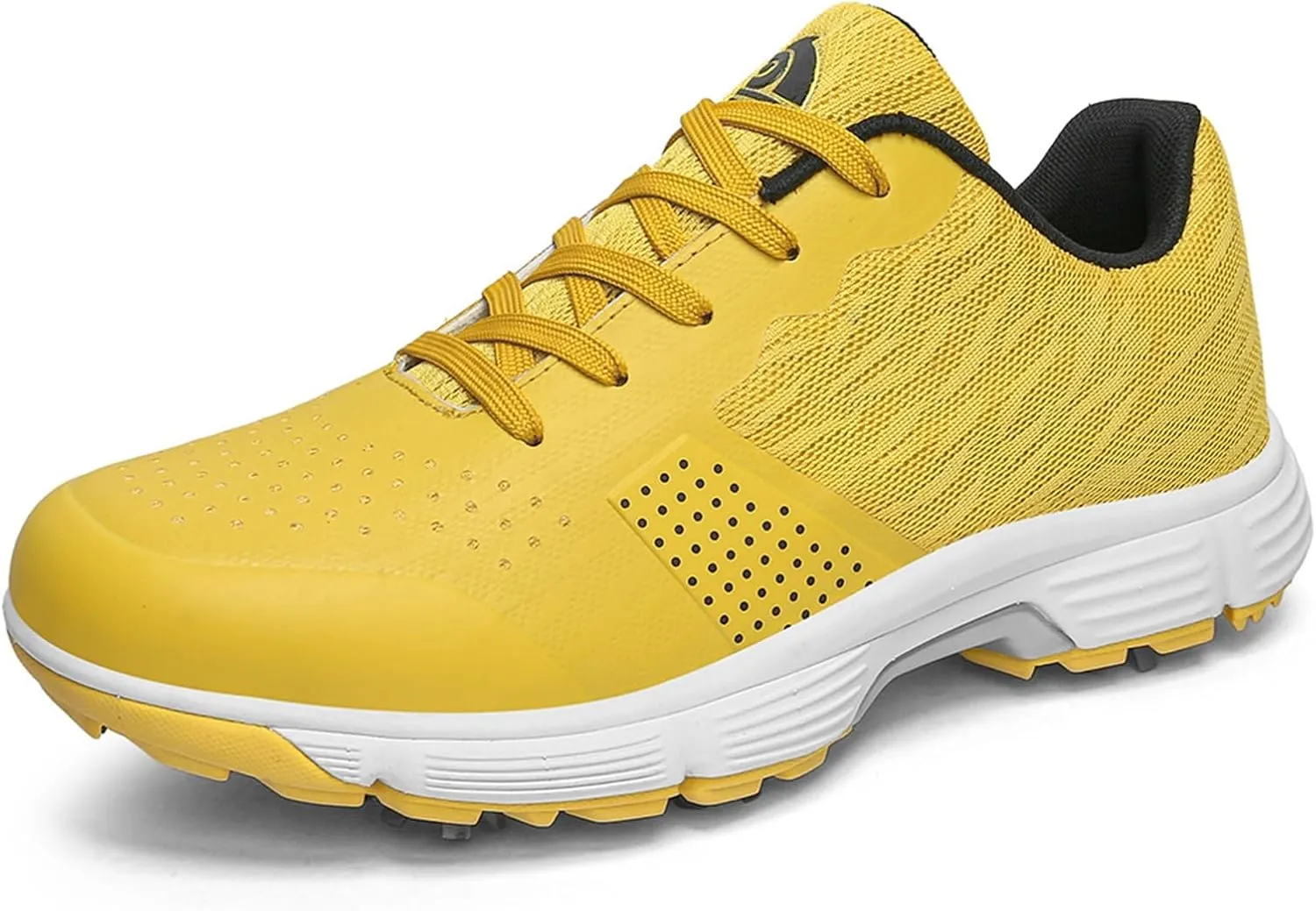 Golf Shoes for Men Professional Lightweight Golf Wears Lace-Up Spikes Golfers Sneakers Anti Slip Breathable Walking Footwears