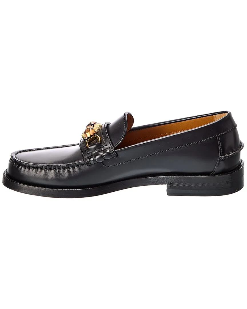 Gucci Bamboo Horsebit Leather Loafer